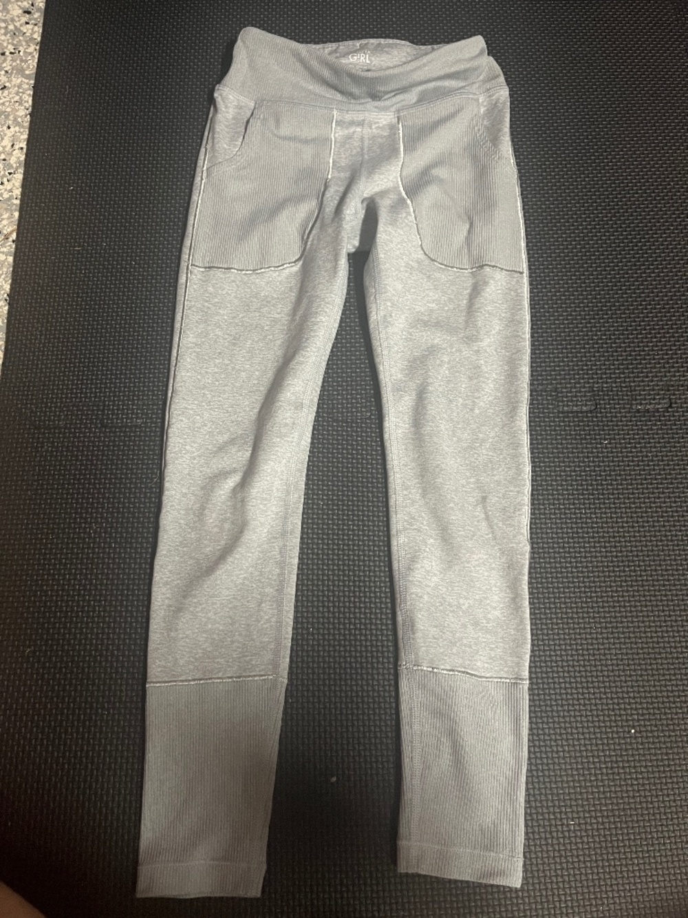 Athleta Girl High Rise softluxe tight Slate Grey Heather Size S/7